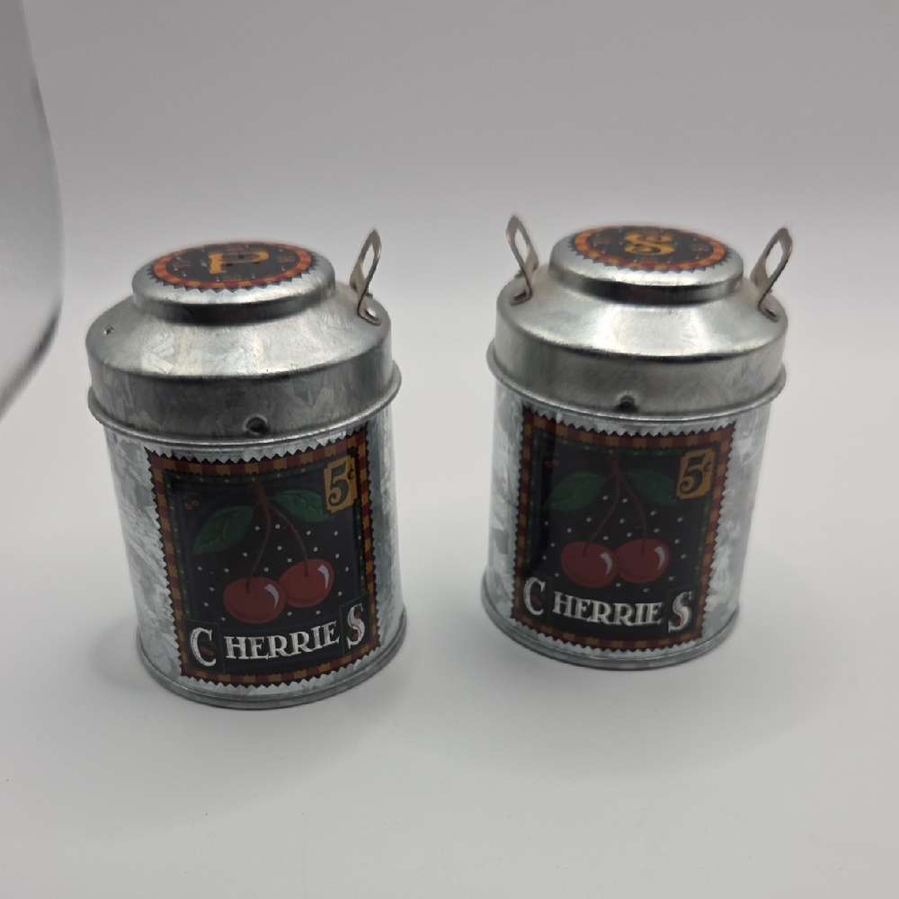 Metal Candle Holder Salt And Pepper Shakers